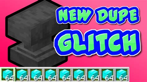 New Way To Dupe An Items Including Diamonds In Minecraft Video Guide A