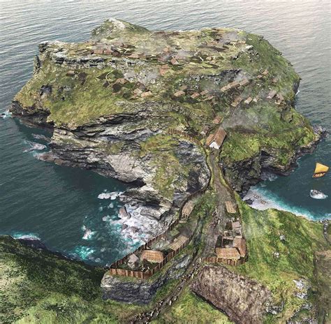 History Of Tintagel Castle English Heritage