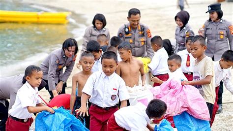 Aksi Serentak Polri Peduli Lingkungan Di Sejumlah Daerah Foto Tempo Co