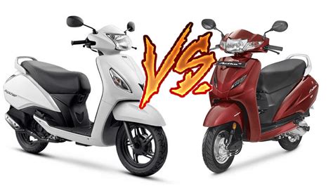 Honda Activa G Vs Tvs Jupiter Comparison Of Price Mileage