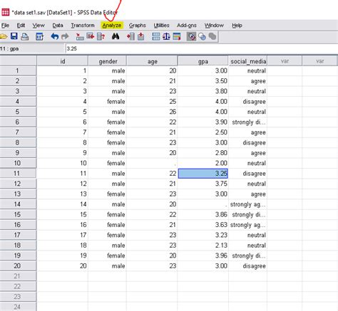 Finding And Replacing Missing Values From A Data Set Using Spss