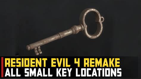 All Small Key Locations Resident Evil Remake All Locked Drawers