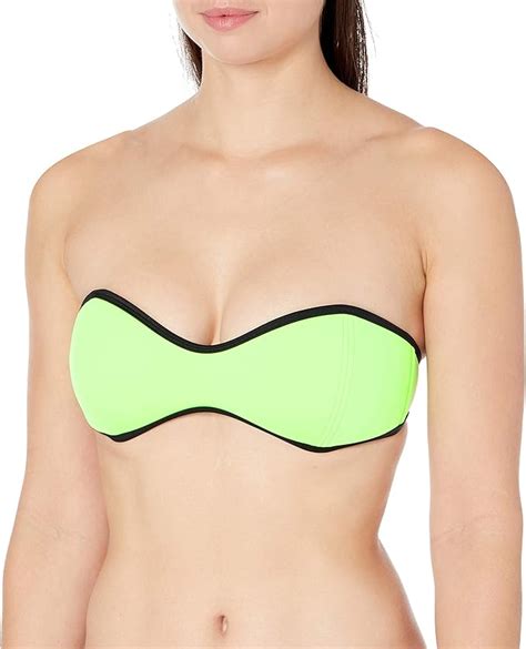 Amazon Body Glove Women S Tainted Love Molded Cup Bandeau Bikini