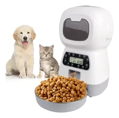 Alimentador Autom Tico Pet C Es Gatos Comedouro Program Vel Frete Gr Tis