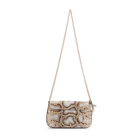 Gucci Python Soho Chain Crossbody Bag W Box Oliver Jewellery