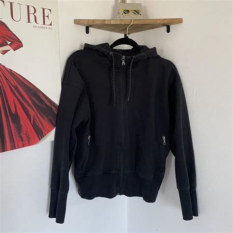 Old Navy Women's Black Hoodie | Depop