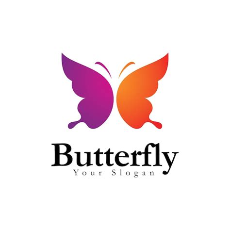 Premium Vector Butterfly Logo Design Template Vector Illustration