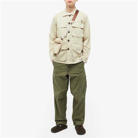 Universal Works Men S Photographers Overshirt In Stone Universal Works