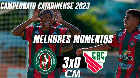 Conc Rdia X Atl Tico Catarinense Melhores Momentos Campeonato