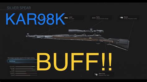 Call Of Duty Modern Warfare Update Kar98k Buff And New Sniper Youtube