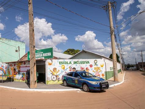 Escola Municipal Paulo Sousa Rocha Reinaugurada E Entregue Totalmente