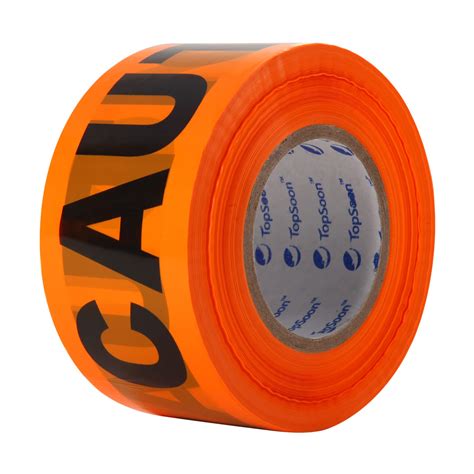 Buy TopSoon Orange Caution Tape 3 Inch By 1000 Feet Non Adhesive