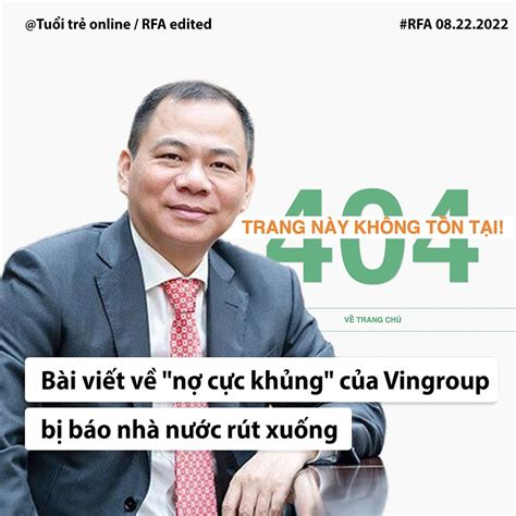 Tập đoàn Vingroup của tỷ phú Phạm Nhật Vượng nợ cực “khủng”, bị xử lý ...