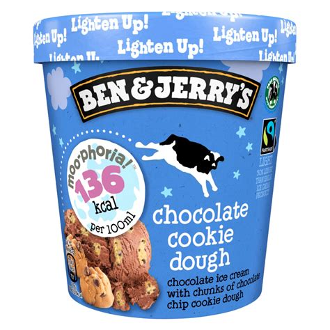 Ben Jerry S Moophoria Chocolate Cookie Dough 465ml Co Op