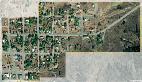 Map of Nespelem town