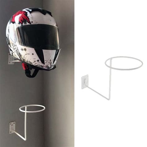 Motorcycle Helmet Holder Hanger Rack Wall Mounted Hook For Coats Hats Caps Helmet Rack Scooter