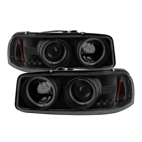 Spyder 5078704 SPDR Signature Series Projector Headlights W CCFL Halo