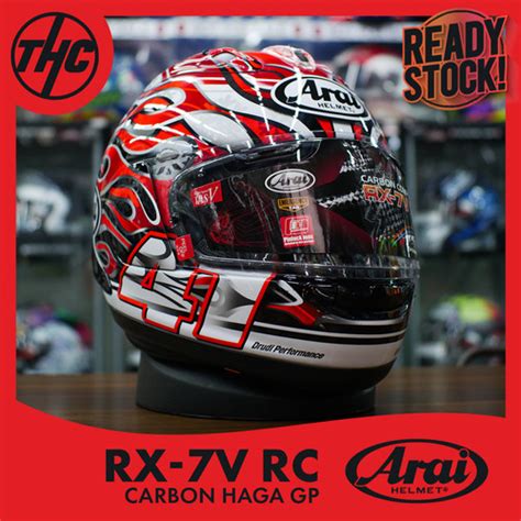 Jual ARAi RX 7V RC CARBON COMPOSITE HAGA GP SRC FULL FACE HELM RX7X