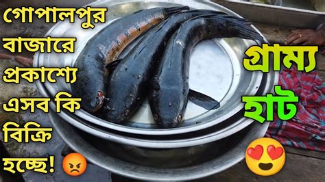 গ্রামের মাছ বাজার থেকে কি কিনে আনলাম Village Fish Market Mithu