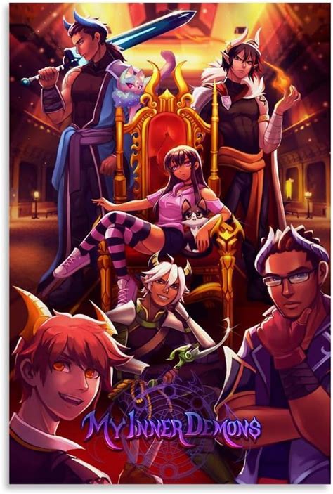 Fuwo Aphmau Anime Poster Mystreet Poster Canvas 90s Wall Art Room Aesthetic Posters