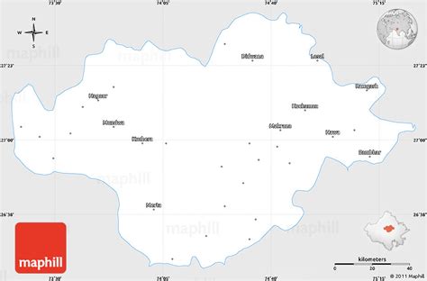 Nagaur District Map