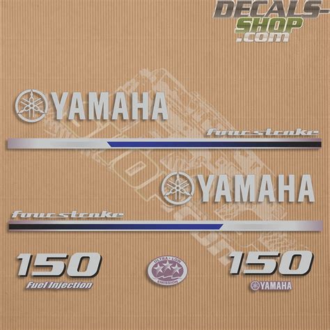 Yamaha Hp Four Stroke Outboard Decal Kit