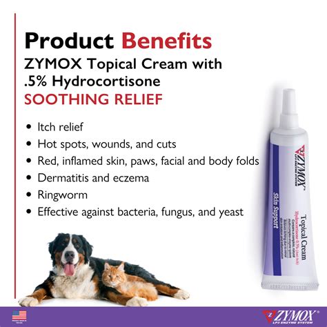 Topical Cream With 05 Hydrocortisone Antiseptic For Dogs