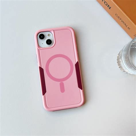 For Apple Iphone 15 Plus Magsafe Symmetry Exploiter Case Pink