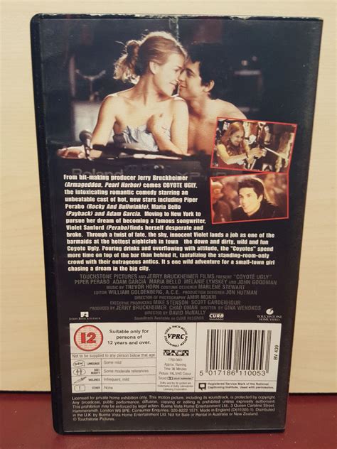 Coyote Ugly Piper Perabo Adam Garcia Pal Vhs Video Tape T Ebay