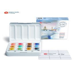 Kit Tintas Aquarela White Nights Em Pastilha Plein Air