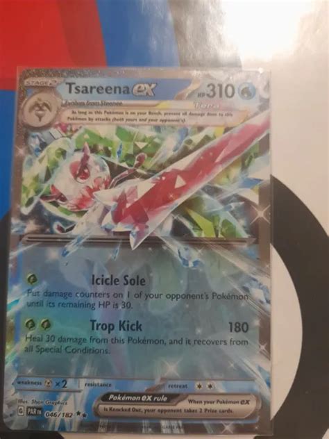 POKÉMON JCG TSAREENA ex Paradox Rift 046 182 Holo Double Rare EUR 3 49