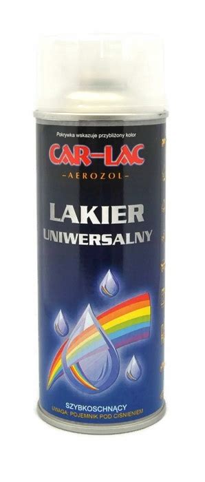 Car Lak Bezbarwny Po Ysk Lakier Farba Spray Ml Za Z Z Brzoza