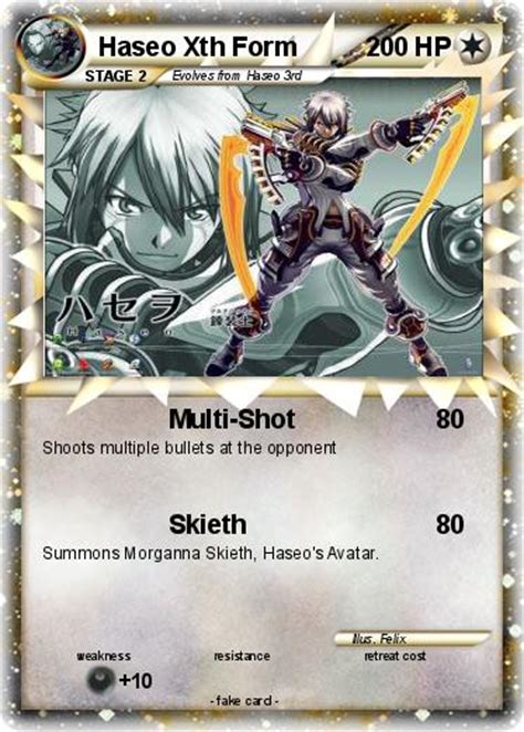 Pokémon Haseo Xth Form - Multi-Shot - My Pokemon Card