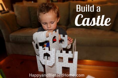 Preschool Activities with Castles, Catapults and FREE Shield Printables - Happy and Blessed Home