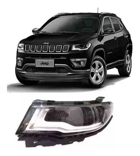 Farol Jeep Compass Led Ac Ac Frete Gr Tis