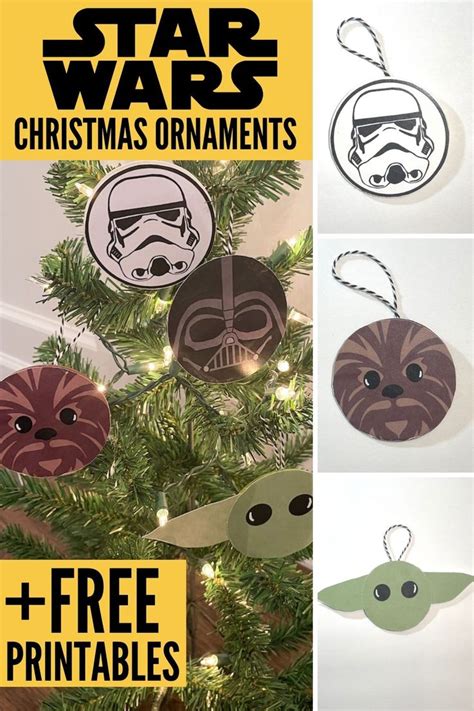 Diy Star Wars Christmas Tree Ornaments Originalmom Star Wars