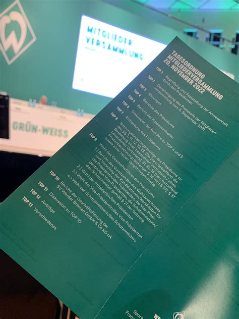 Sv Werder Bremen On Twitter Das Ist Der Plan F R Heute Werdermv