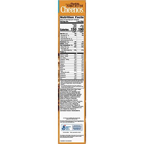 Chocolate Peanut Butter Cheerios Cereal With Oats 20 3 Oz Pricepulse