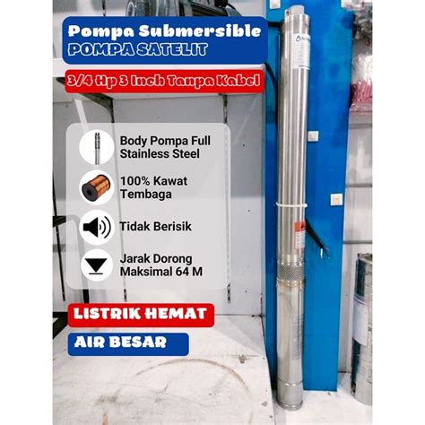jual pompa submersible  hp   pompa satelit shopee indonesia