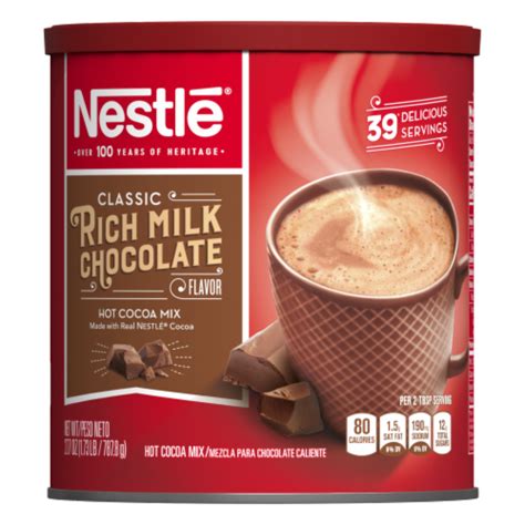 Nestle Rich Milk Chocolate Hot Chocolate Cocoa Mix 27 7 Oz Kroger