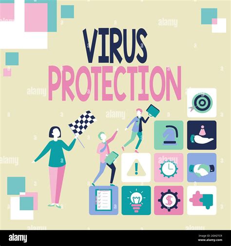 Título Conceptual Protección Antivirus Programa De Concepto De Negocio