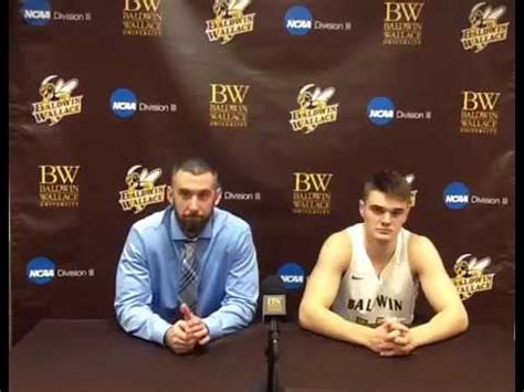 Men S Basketball Post Game Press Conference Vs Bethany W Va