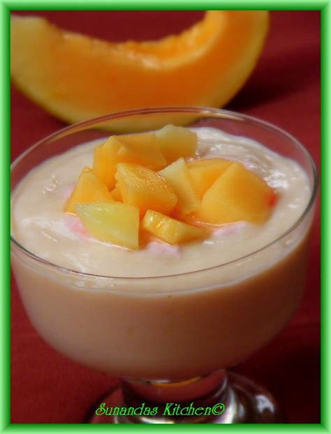 Recipes From Sunandas Kitchen Muskmelon Banana Smoothie