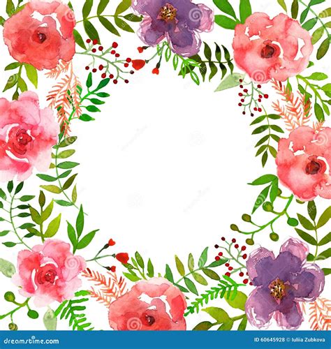 Textura De La Acuarela Ilustraci N Del Vector Ilustraci N De Floral