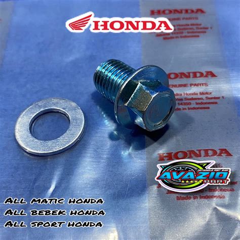 Jual Baut Tap Pembuangan Oli Mesin Honda Untuk Semua Motor Honda