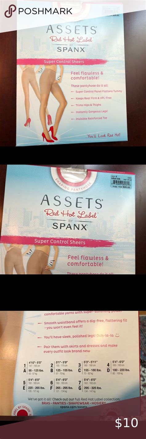 Assets Red Hot Label By Spanx Black Spandex Size Spanx Assets By Spanx Shapewear