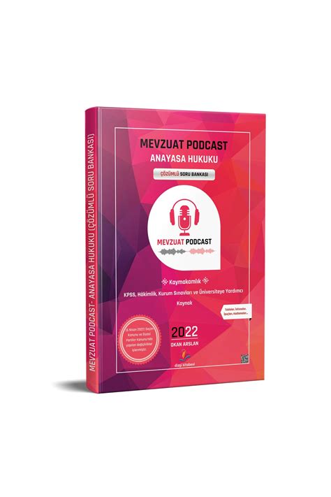 Dizgi Kitap Mevzuat Podcast Anayasa Hukuku Tamam Z Ml Soru Bankas