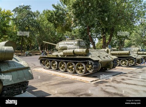 Tashkent Uzbekistan September 03 2018 Old Famous Soviet Union Tank