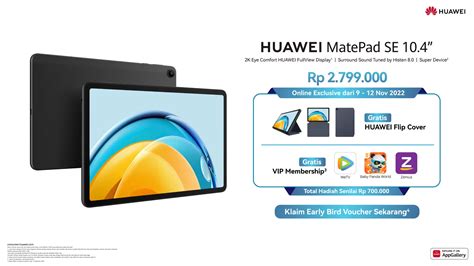 Huawei Matepad Se Resmi Dirilis Harga Rp 2 7 Jutaan • Jagat Gadget