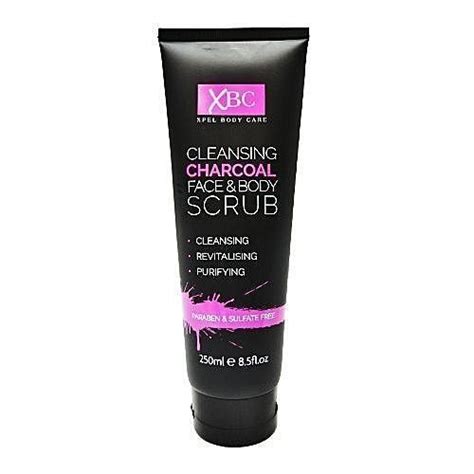 XBC Cleansing Charcoal Face Body Scrub 250ml Main Market Online